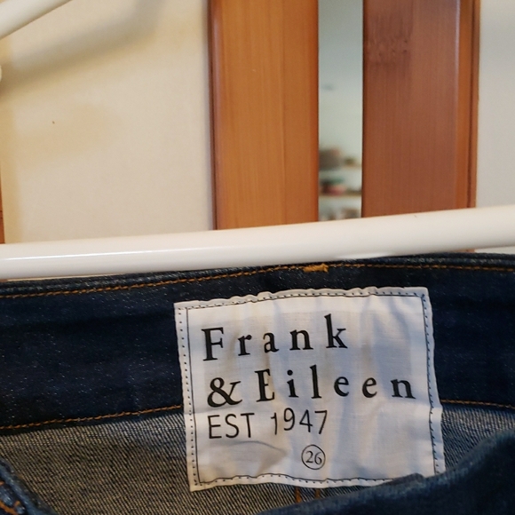 Frank & Eileen Blue Flare Wide Leg Jeans - Picture 3 of 5
